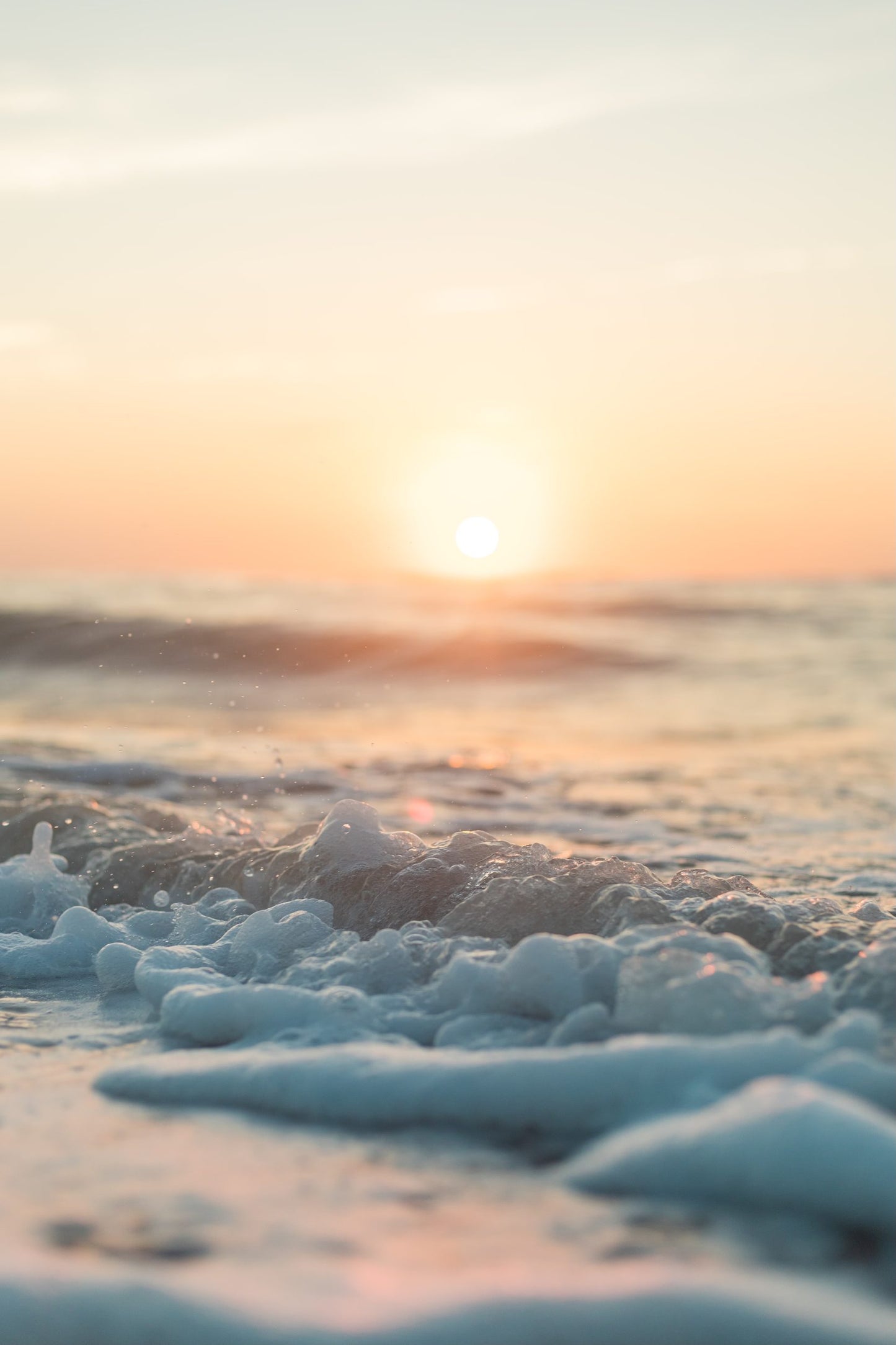 Foamy Incoming — Marineland Beach Photography Print
