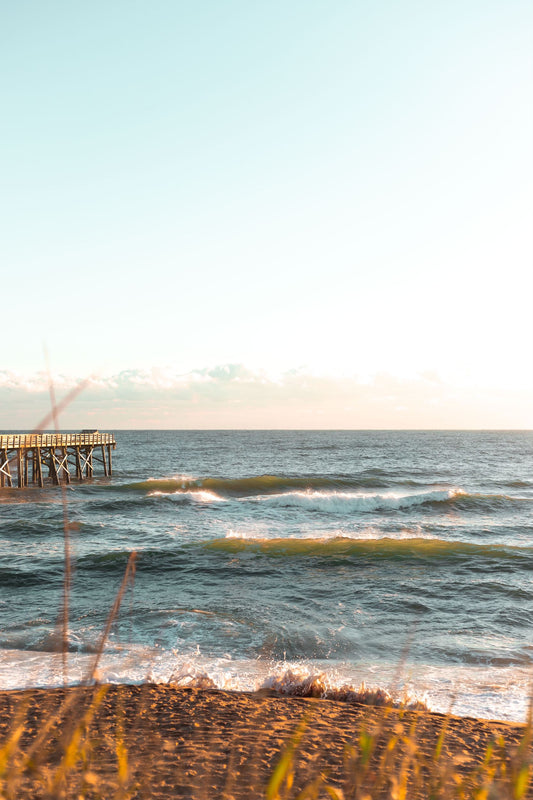 Flagler Pier South — Flagler Beach Photography Print (Portrait)