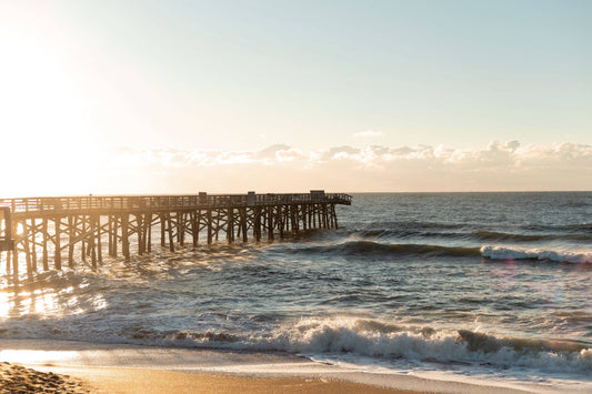 Flagler Pier South (Landscape) — Flagler Beach Photography Print