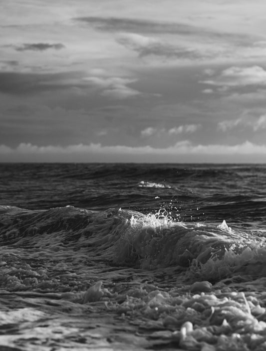 Foamy B&W — The Hammock Beach Photography Print