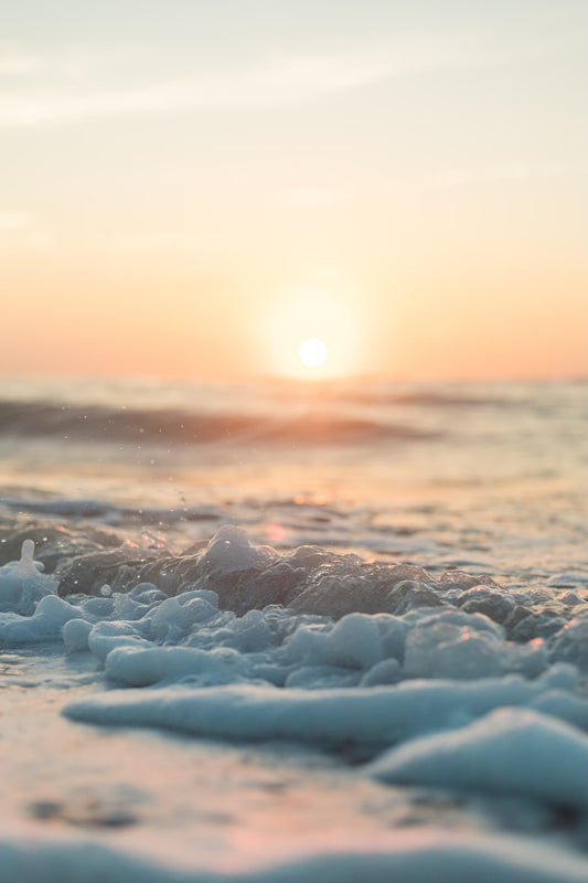 Foamy Incoming — Marineland Beach Photography Print