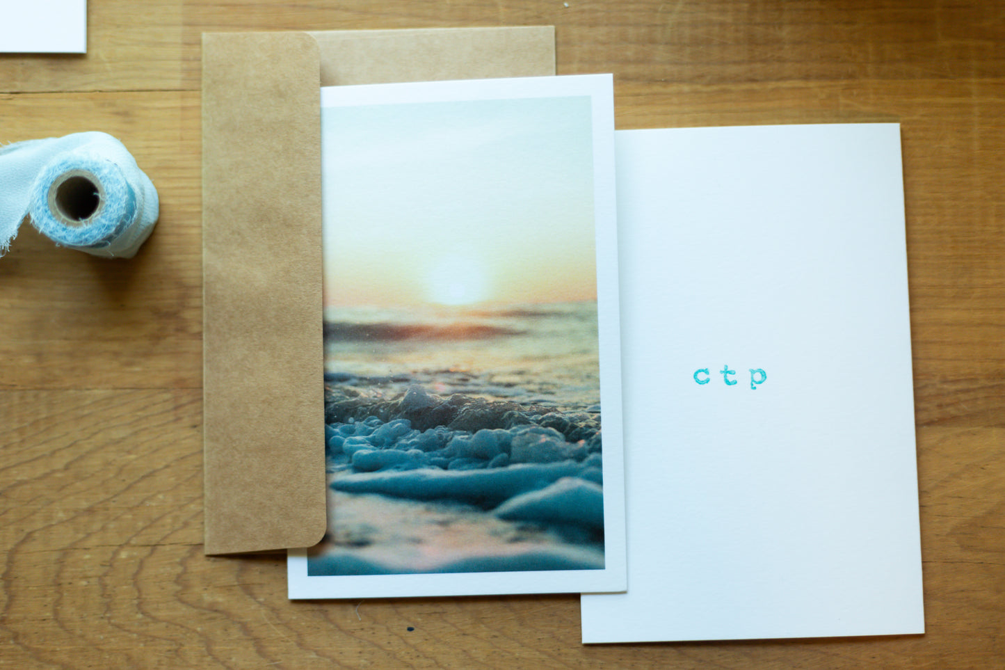 Seascape Notecards (Blank Inside) - Set of 10 w/ Envelopes
