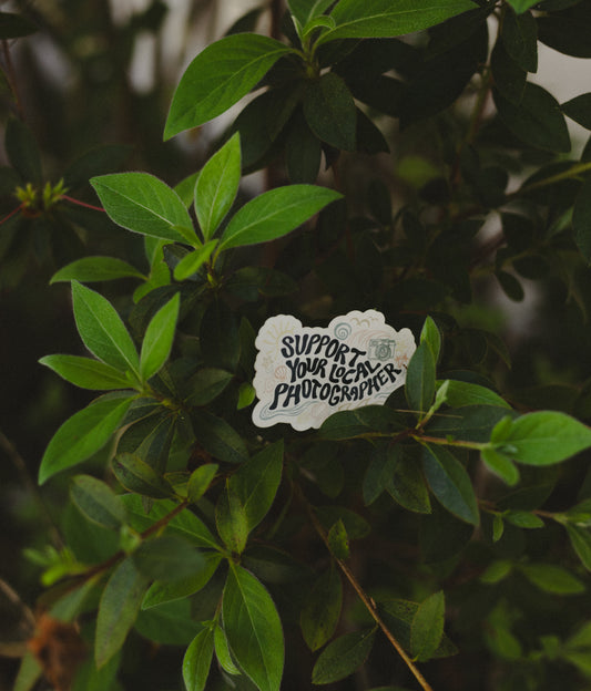 Support Your Local Photographer Sticker