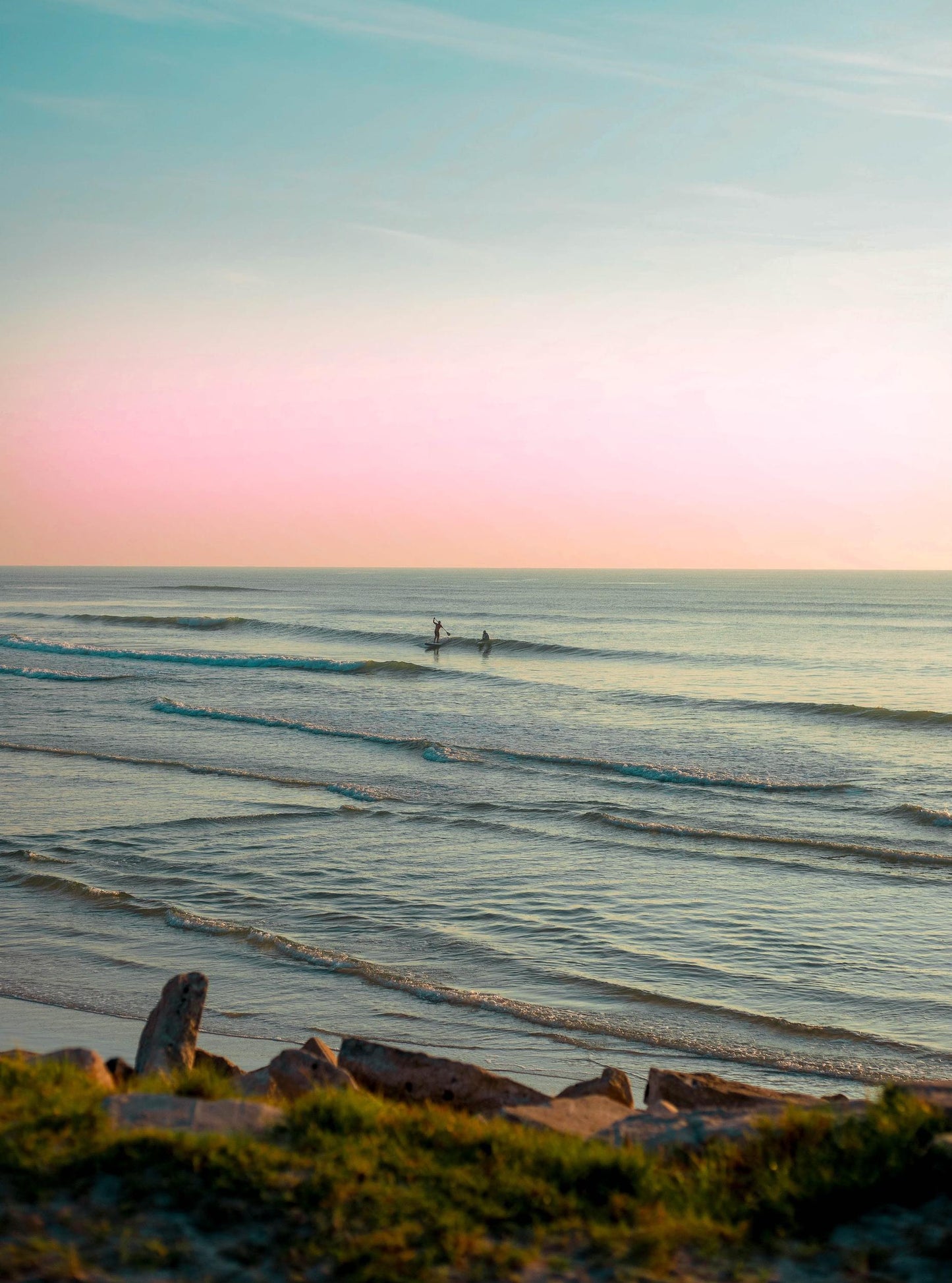 Surfers — Matanzas Inlet Beach Photography Print
