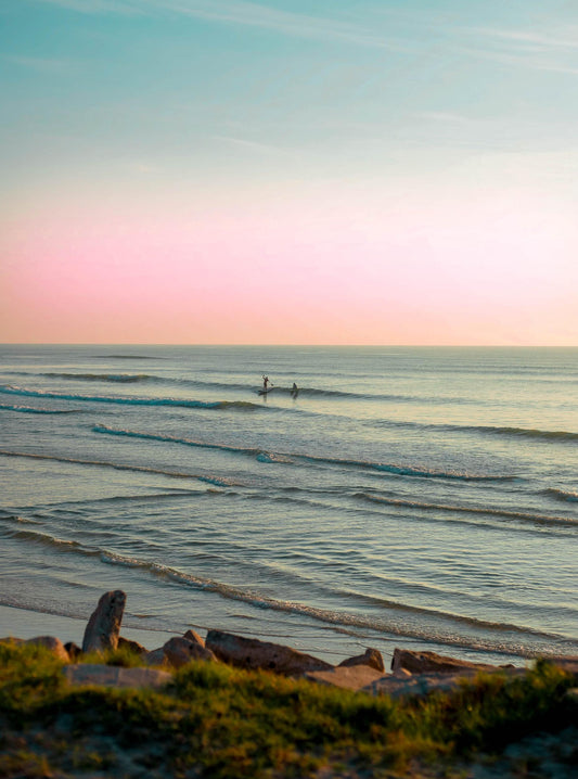 Surfers — Matanzas Inlet Beach Photography Print